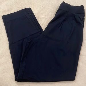 Briggs New York Navy Side Zip dress pants